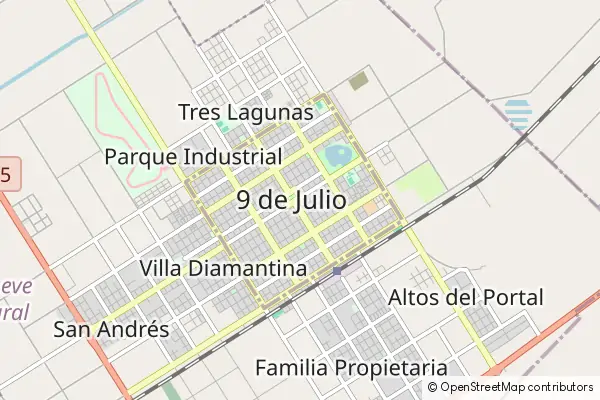 Mapa Nueve de Julio