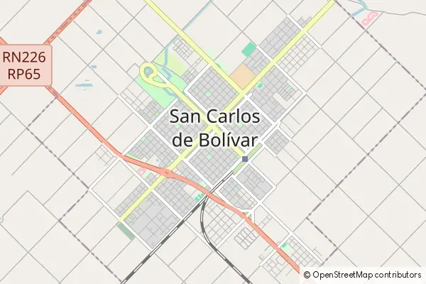 Mapa San Carlos de Bolívar