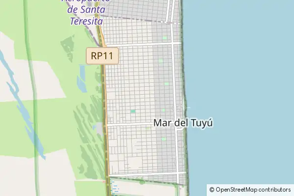 Mapa Mar del Tuyú