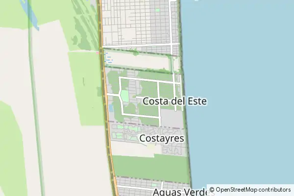 Mapa Costa del Este