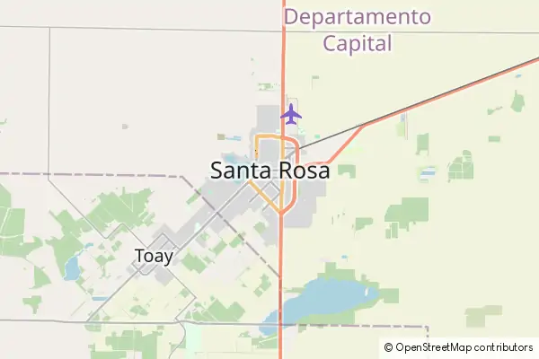 Mapa Santa Rosa de Toay