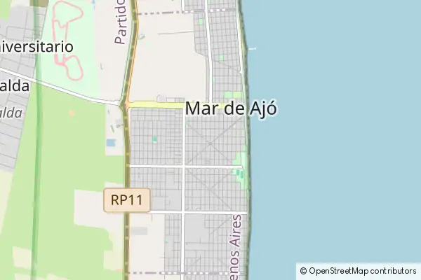 Mapa Mar de Ajó