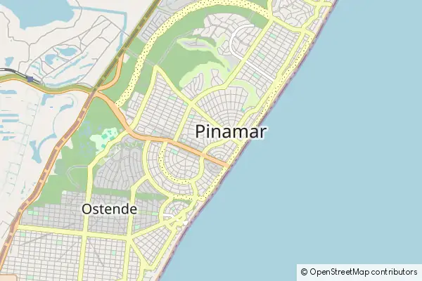 Mapa Pinamar