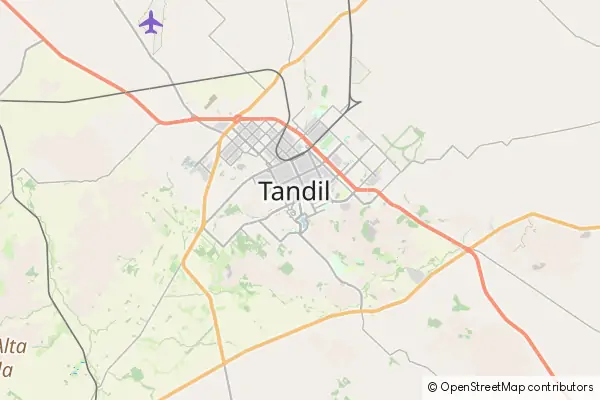Mapa Tandil