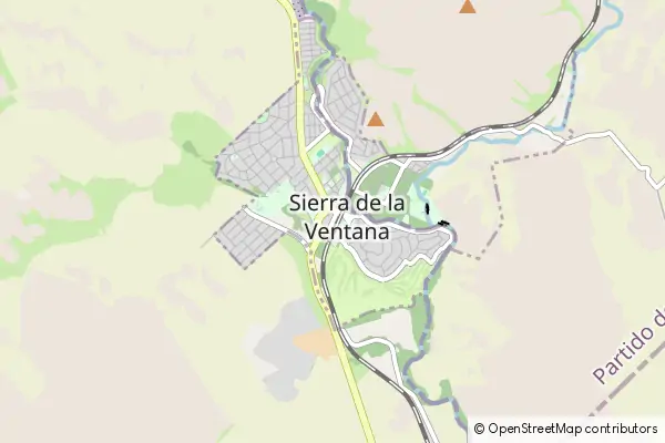 Mapa Sierra de la Ventana