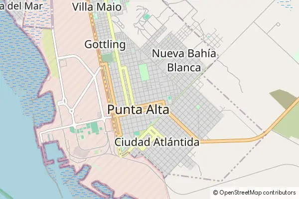 Mapa Punta Alta