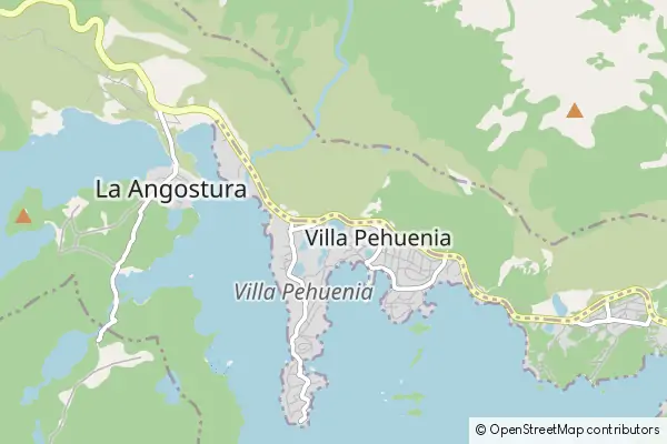 Mapa Villa Pehuenia