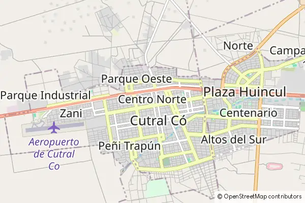 Mapa Cutral Co