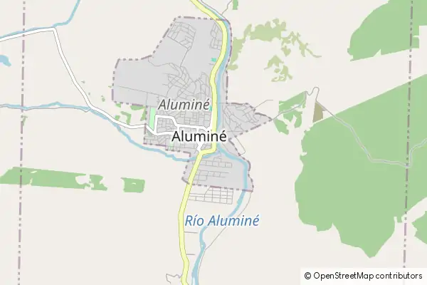 Mapa Aluminé