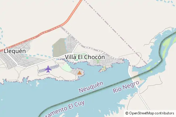 Mapa Villa El Chocón