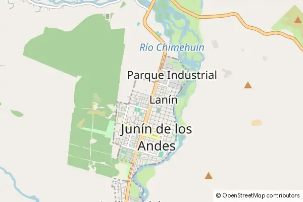 Mapa Junín de los Andes