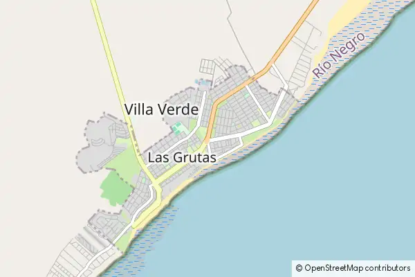 Mapa Las Grutas