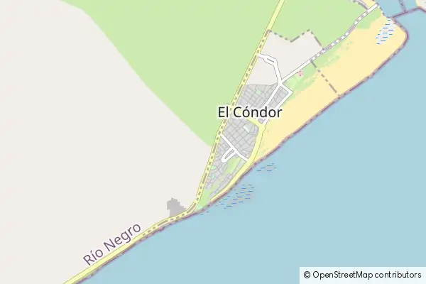 Mapa Balneario El Cóndor