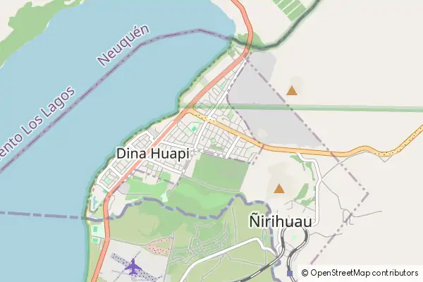 Mapa Dina Huapi