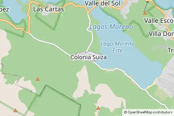 Mapa Colonia Suiza