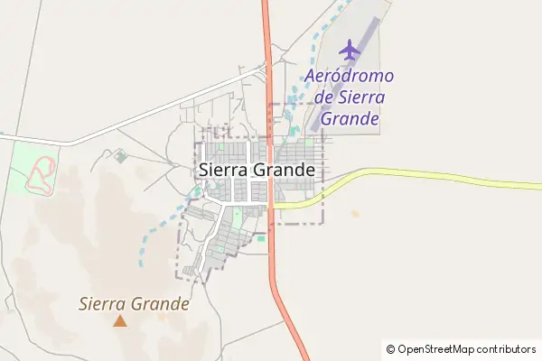 Mapa Sierra Grande