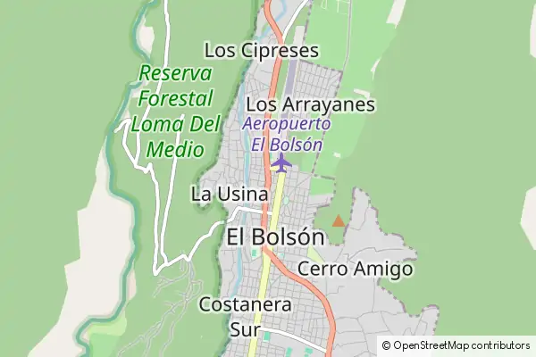 Mapa El Bolsón