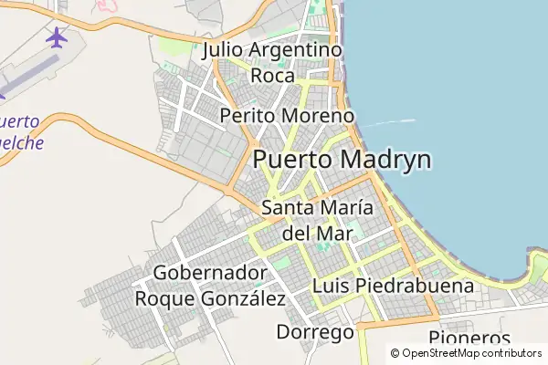 Mapa Puerto Madryn