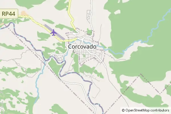 Mapa Corcovado