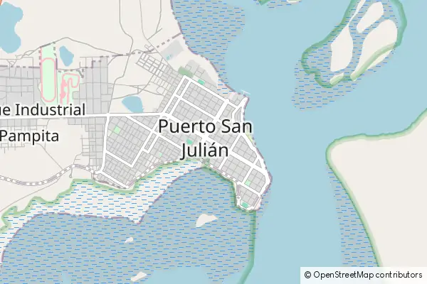 Mapa Puerto San Julián