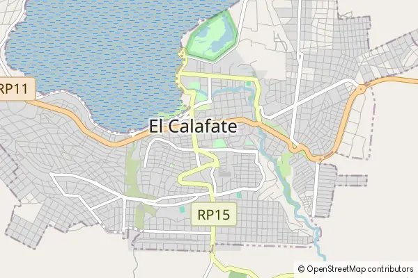 Mapa El Calafate