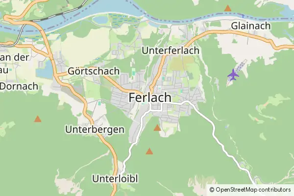 Mapa Ferlach