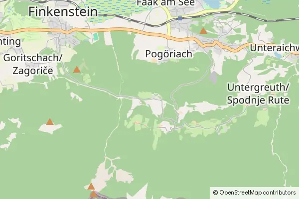 Mapa Altfinkenstein