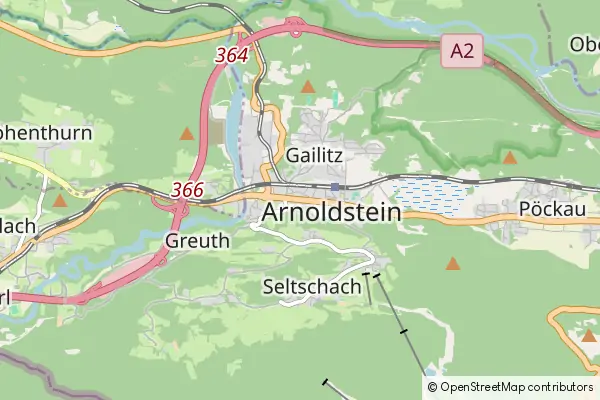 Mapa Arnoldstein