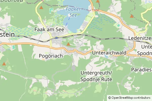 Mapa Latschach