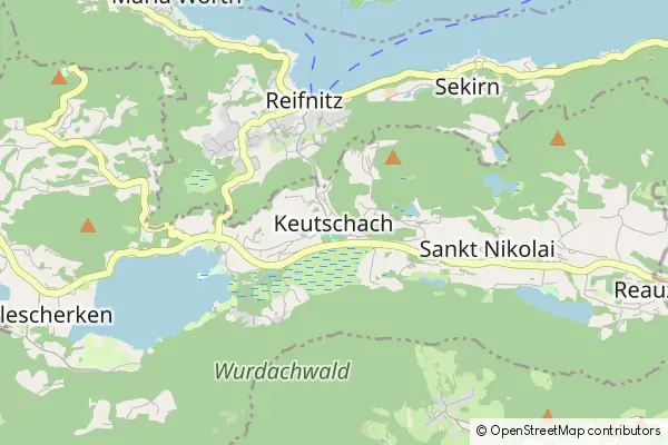 Mapa Keutschach am See