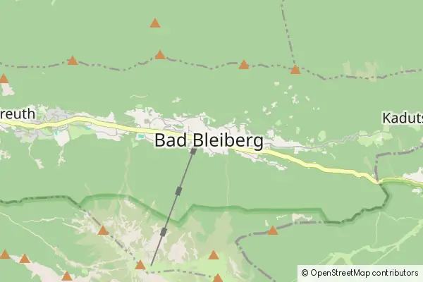 Mapa Bad Bleiberg