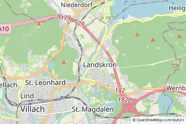 Mapa Landskron