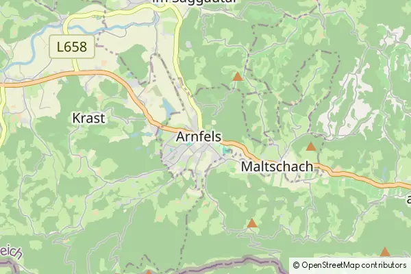 Mapa Arnfels