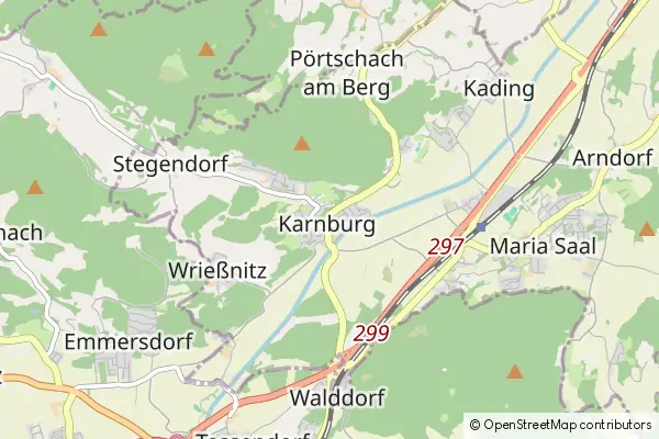 Mapa Karnburg