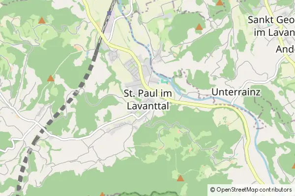 Mapa Sankt Paul im Lavanttal