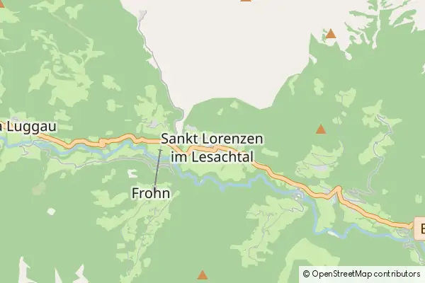 Mapa St. Lorenzen im Lesachtal