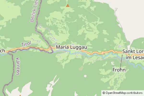 Mapa Maria Luggau