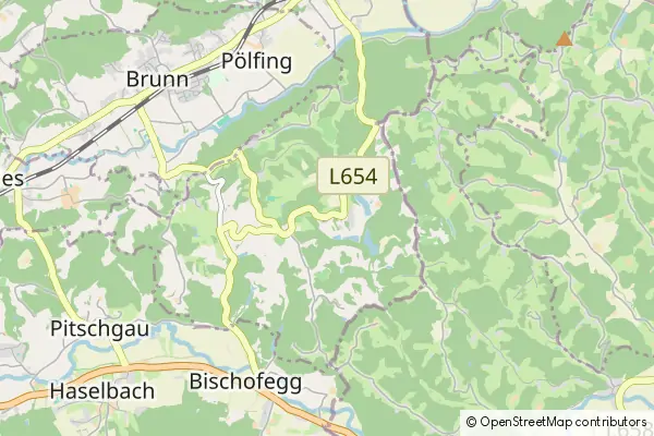 Mapa St. Ulrich im Greith