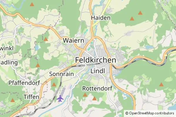 Mapa Feldkirchen