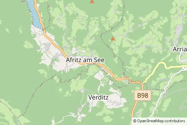 Mapa Afritz