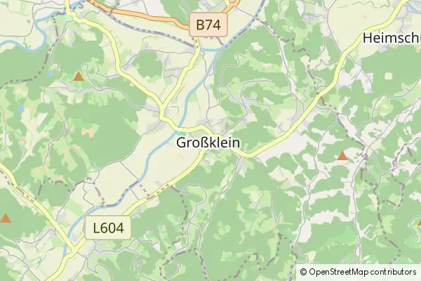 Mapa Großklein