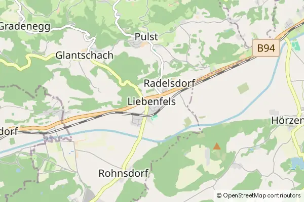 Mapa Liebenfels