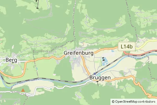 Mapa Greifenburg