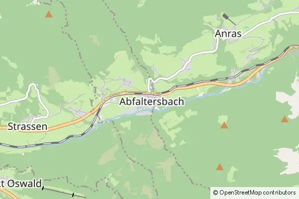 Mapa Abfaltersbach