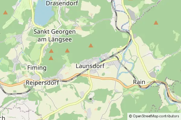 Mapa Launsdorf