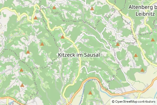 Mapa Kitzeck im Sausal