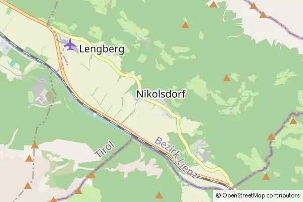 Mapa Nikolsdorf