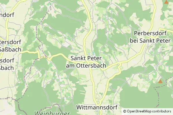 Mapa St. Peter am Ottersbach