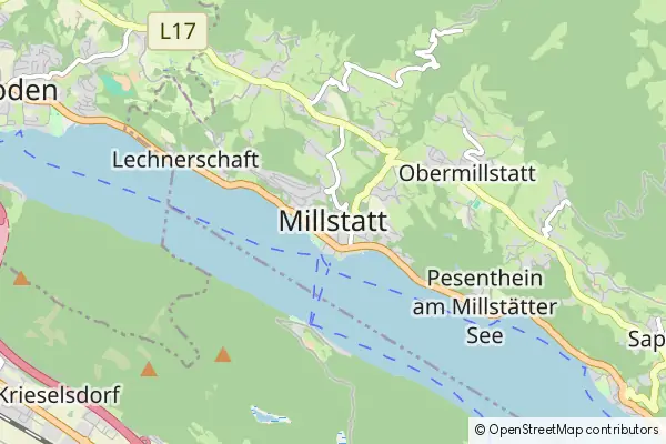 Mapa Millstatt