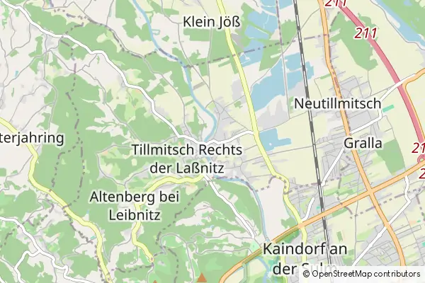 Mapa Tillmitsch